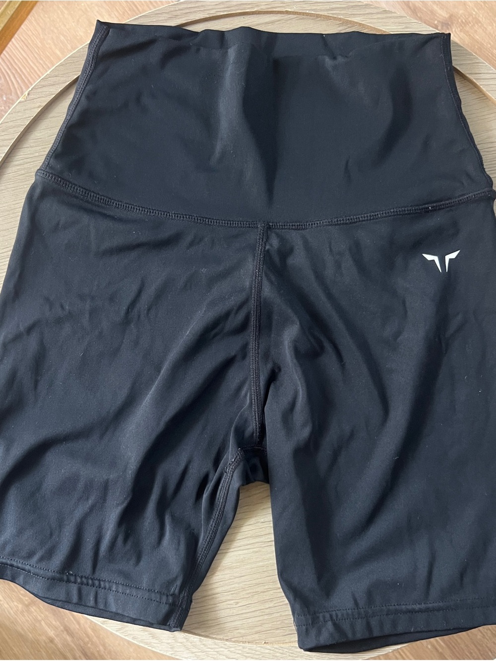 SquatWolf High-Waisted Black Compression Shorts